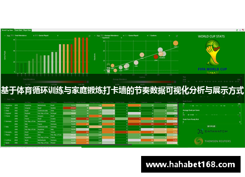 基于体育循环训练与家庭锻炼打卡墙的节奏数据可视化分析与展示方式